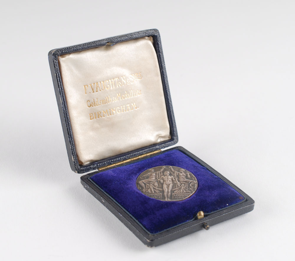 Lot #3008 London 1908 Summer Olympics Silver Winner’s Medal - Image 3