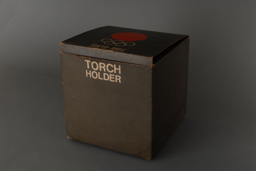 Lot #3050 Toyko 1964 Summer Olympics Torch and Original Box Holder - Image 4