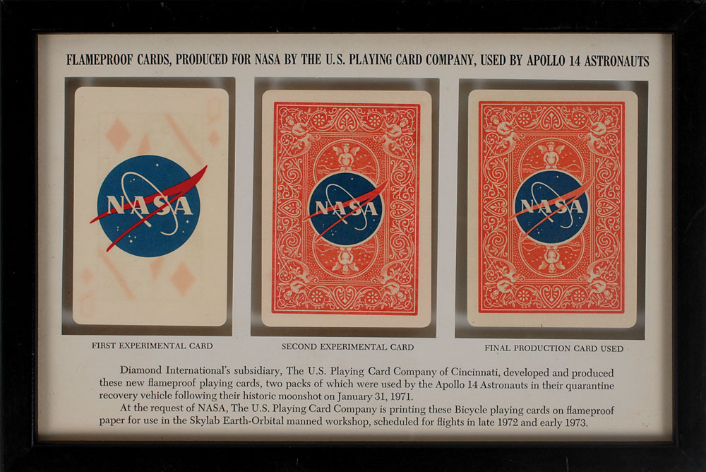 Lot #564 Apollo 14 Flame Proof Cards