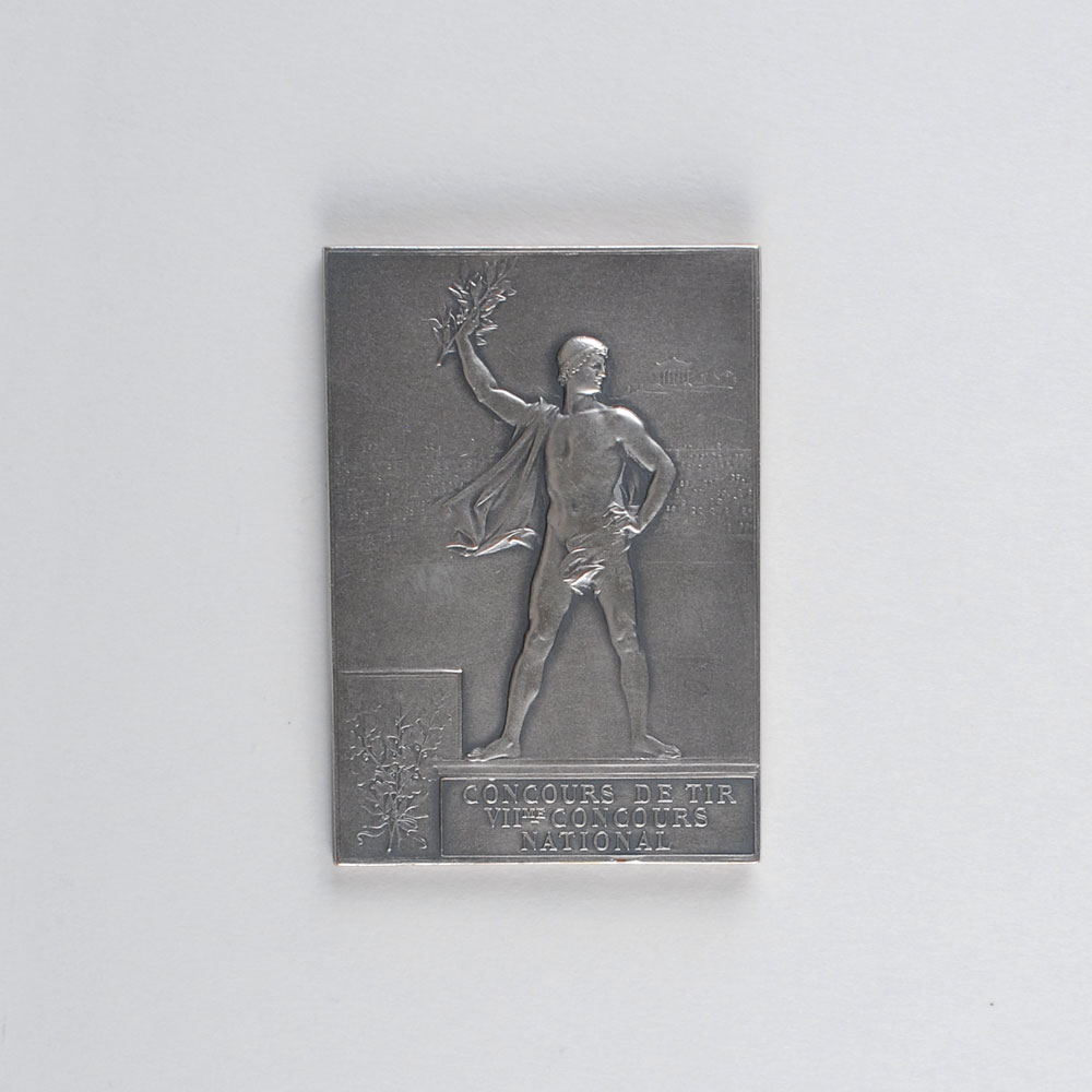 Lot #3002 Paris 1900 Summer Olympics Silvered Bronze Winner’s Medal - Image 2