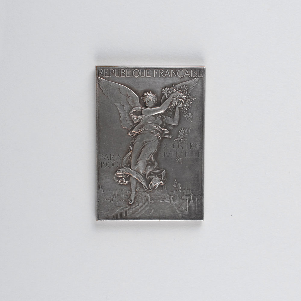 Lot #3003 Paris 1900 Summer Olympics Silvered Bronze Winner’s Medal - Image 2
