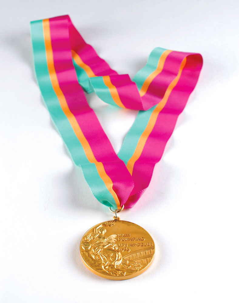 L02-Los Angeles Police Award-1984 Olympics Ribbon 