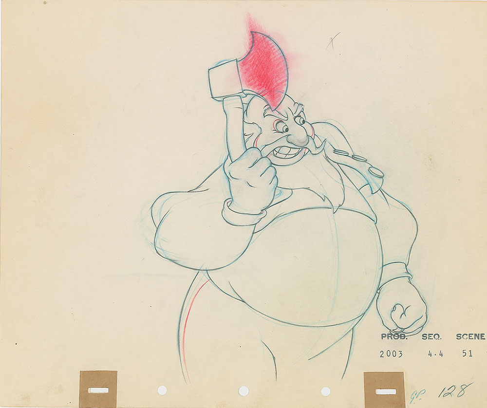 Lot #1089 Stromboli production drawing from