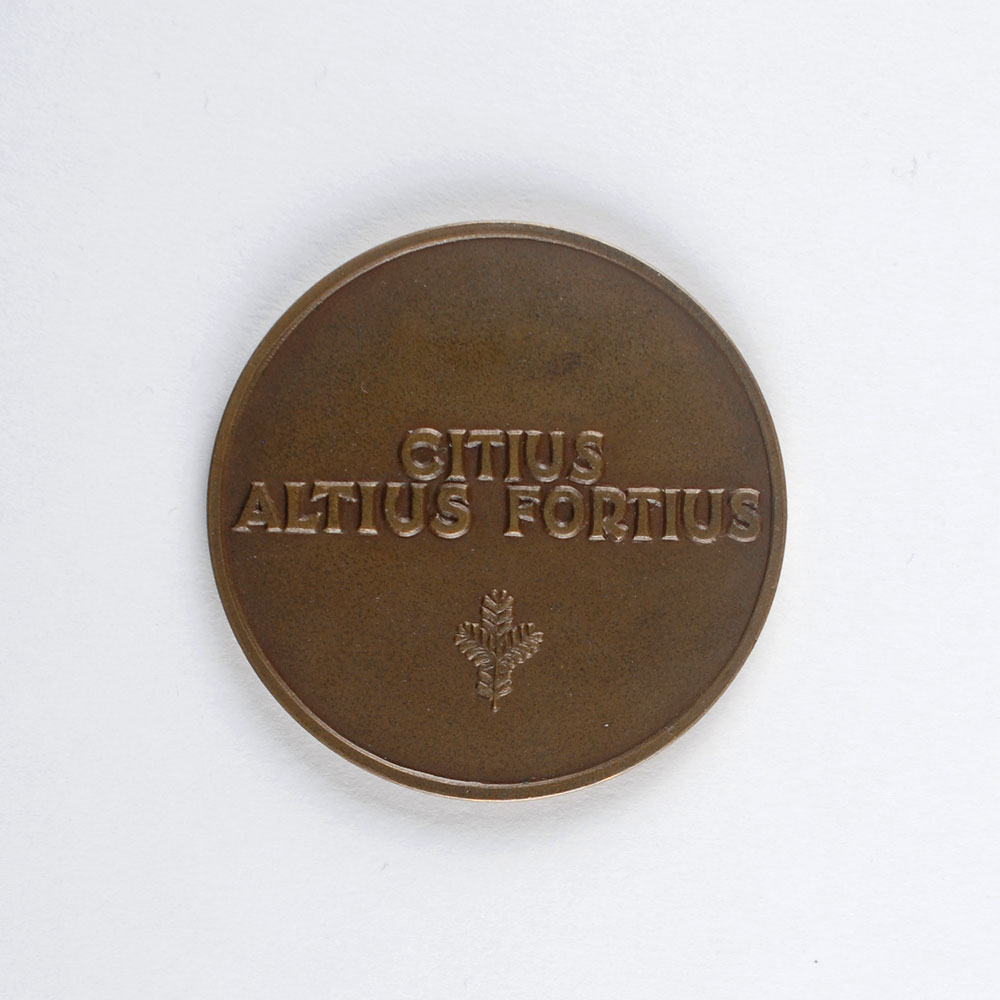 Lot #3029 Garmisch 1936 Winter Olympics Participation Medal - Image 2