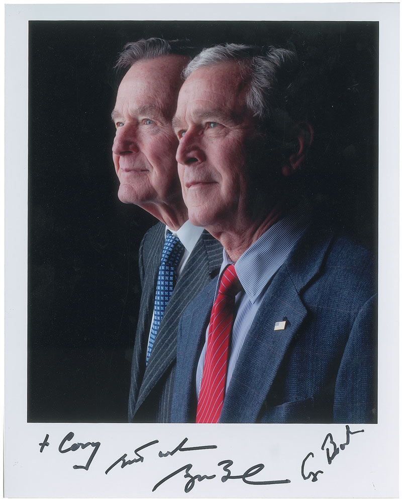 Lot #147 George and George W. Bush