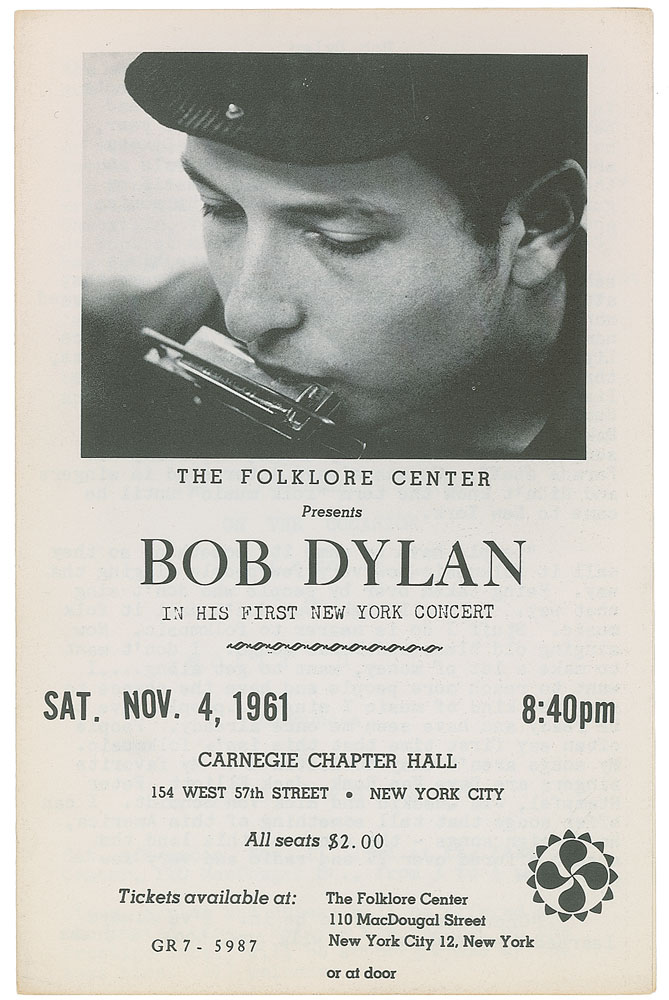 Lot #628 Bob Dylan