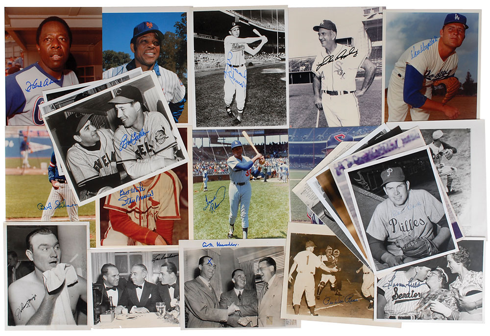 Lot #842 Baseball Hall of Famers