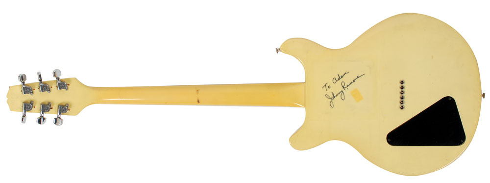 Lot #7498 Johnny Ramone’s Owned and Stage-Used Signed Hamer Guitar - Image 2
