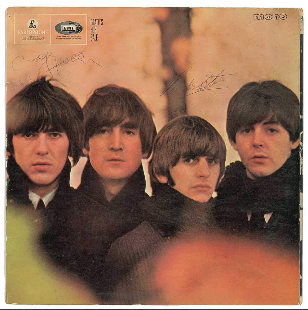 Lot #610 Beatles: Harrison and Starr