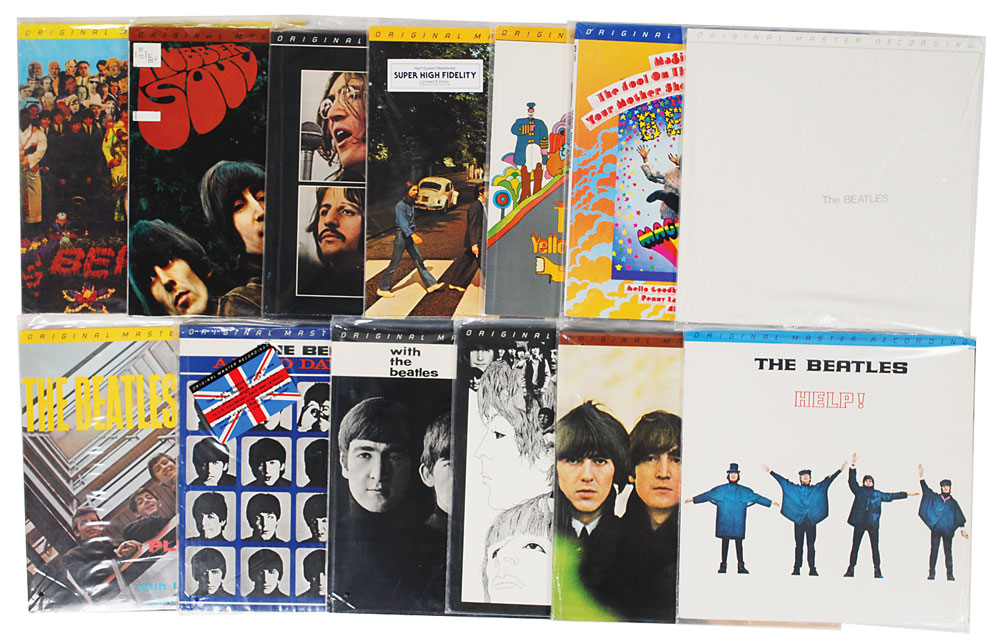 Lot #7086 Beatles Complete Set of Thirteen Mobile Fidelity Sound Lab Albums