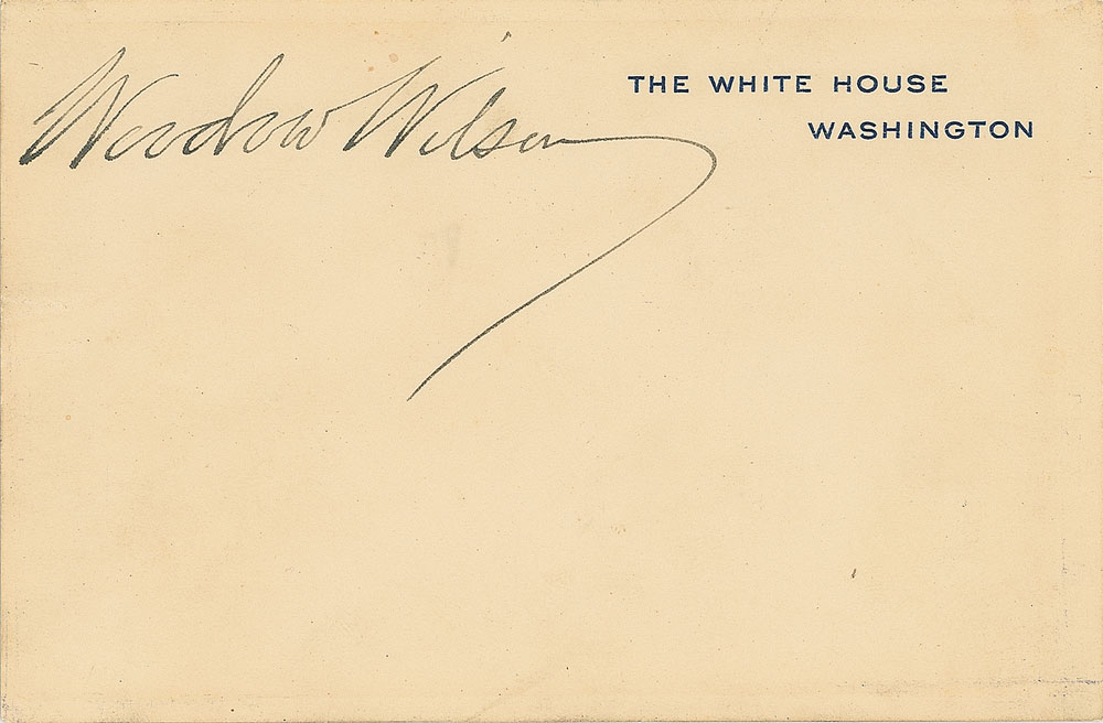 Lot #100 Woodrow Wilson