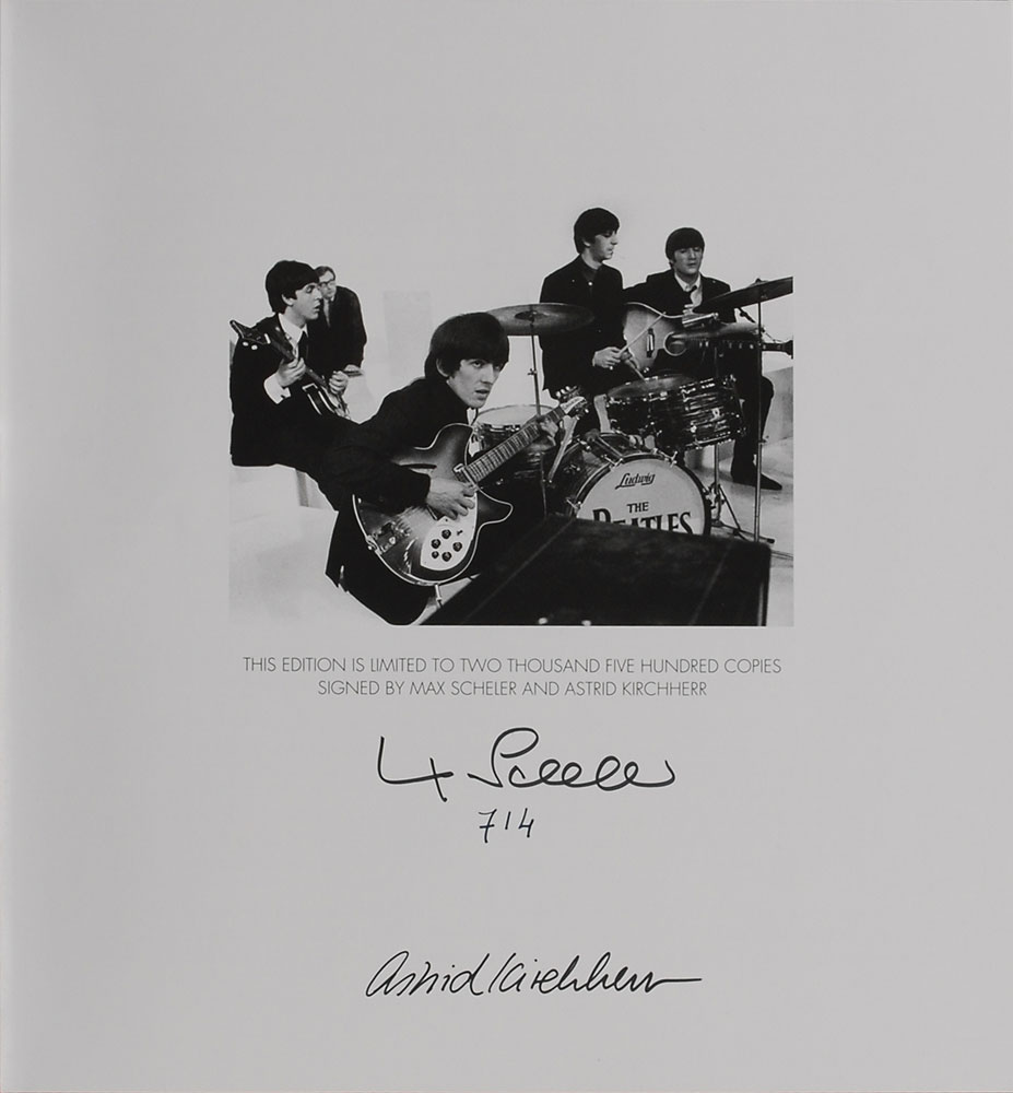 Lot #8256 Beatles: Scheler and Kirchherr Signed
