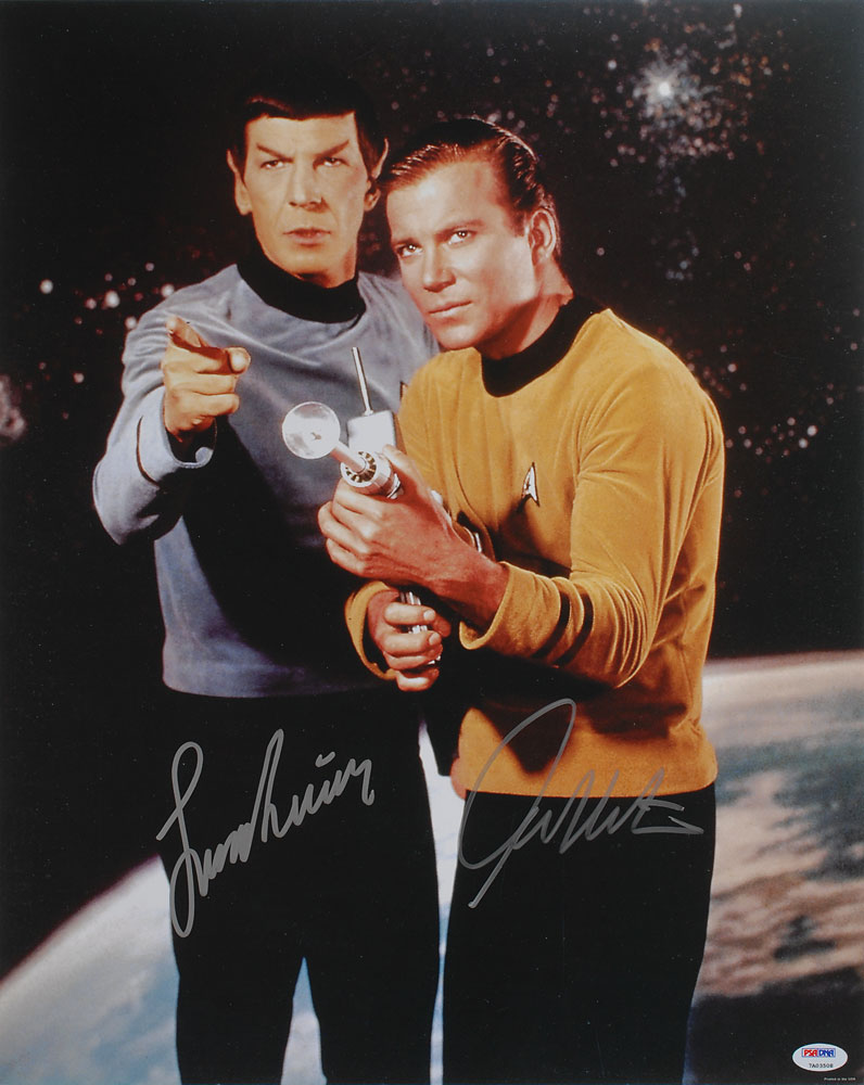 Lot #763 Star Trek: Shatner and Nimoy