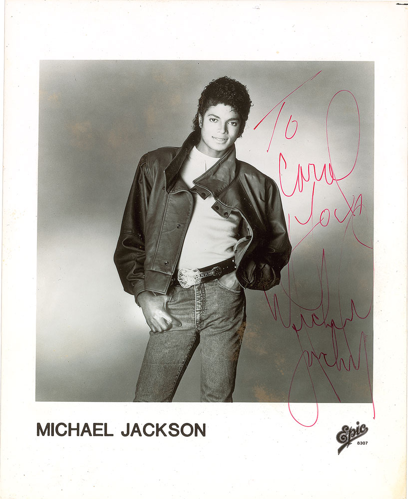 Lot #910 Michael Jackson