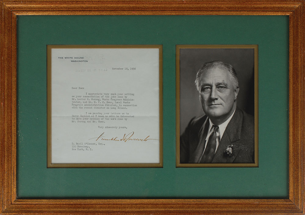 Lot #89 Franklin D. Roosevelt