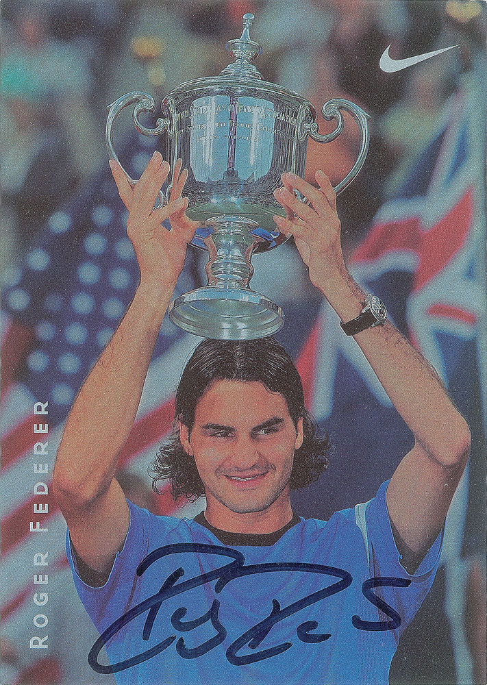 Lot #809 Roger Federer