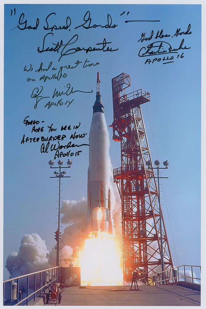 Lot #6193 Gemini 05: Astronauts Multi-Signed