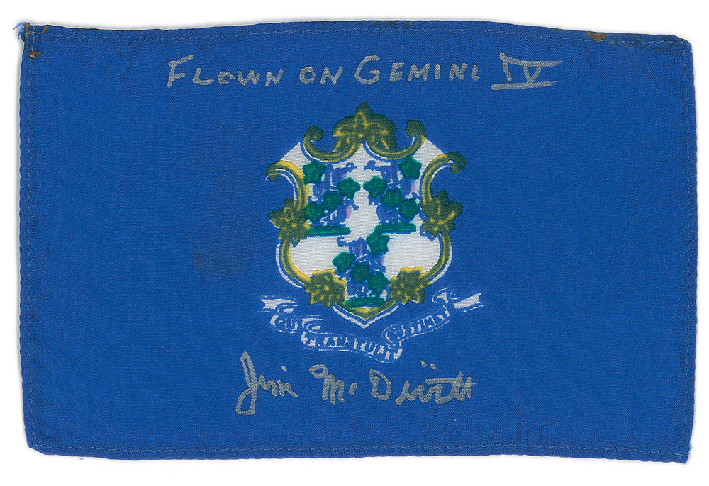 Lot #6157 Gemini 4: Jim McDivitt’s Flown Flag