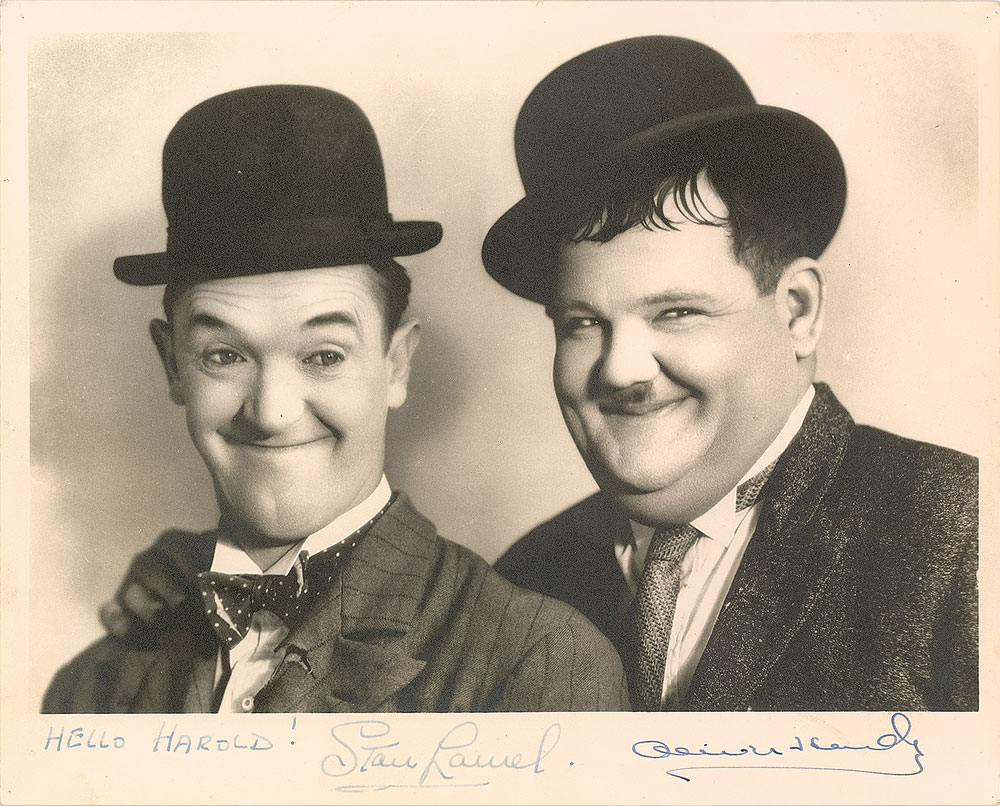 Lot #697 Laurel and Hardy