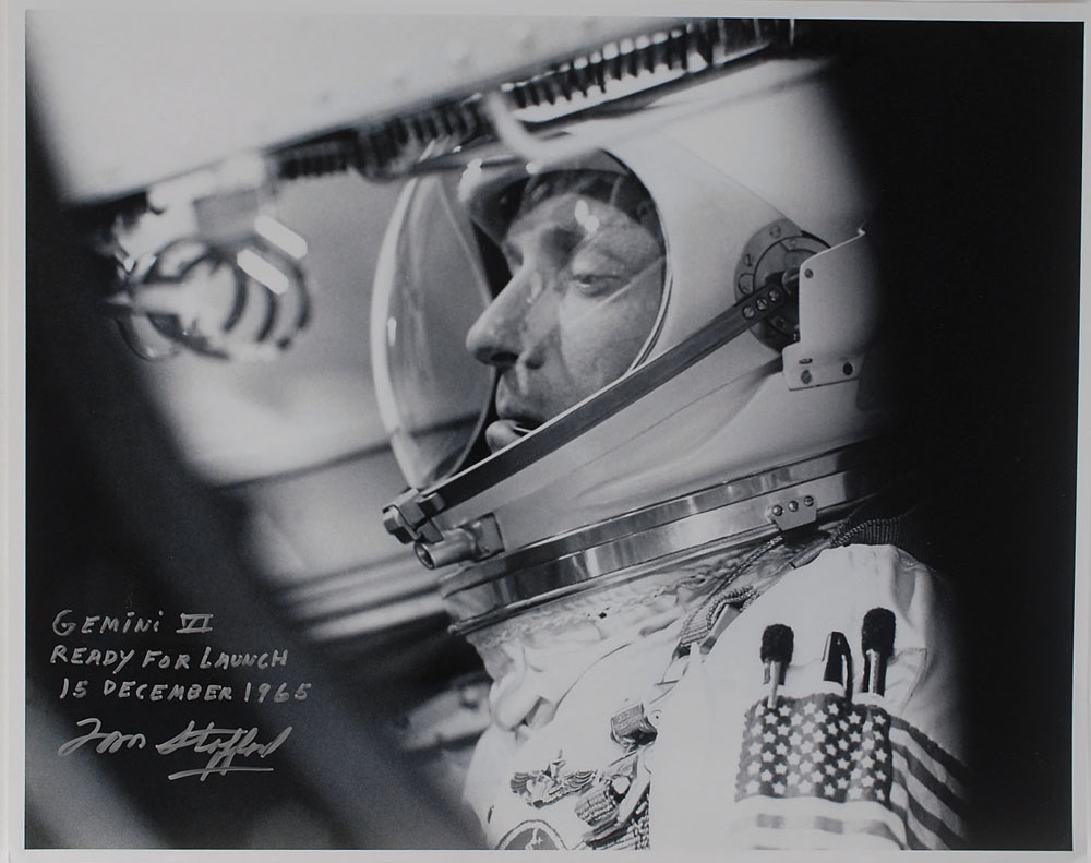 Lot #6194 Gemini 06: Tom Stafford Oversized Signed