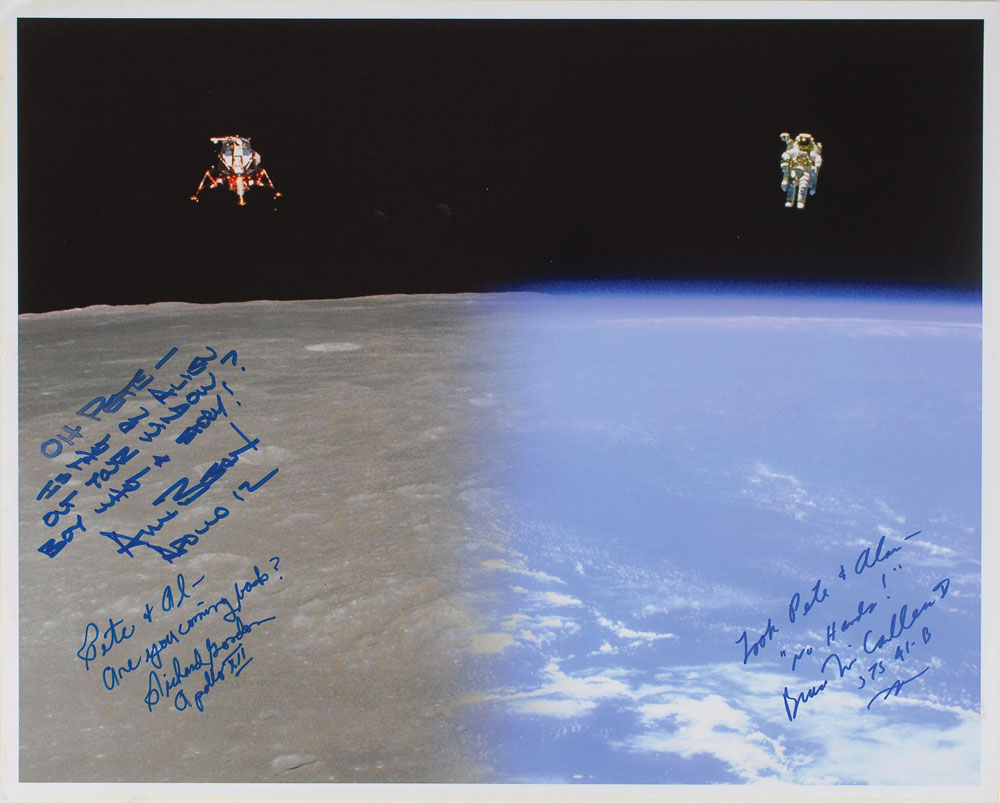 Lot #6207 Apollo 12: Bean, Gordon, and McCandless