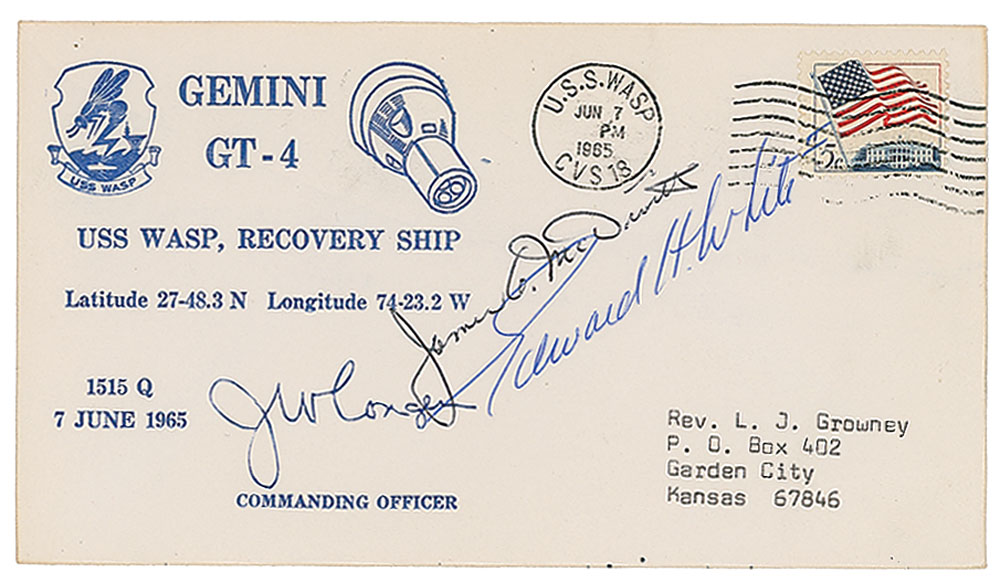 Lot #6154 Gemini 4 Signed Cover