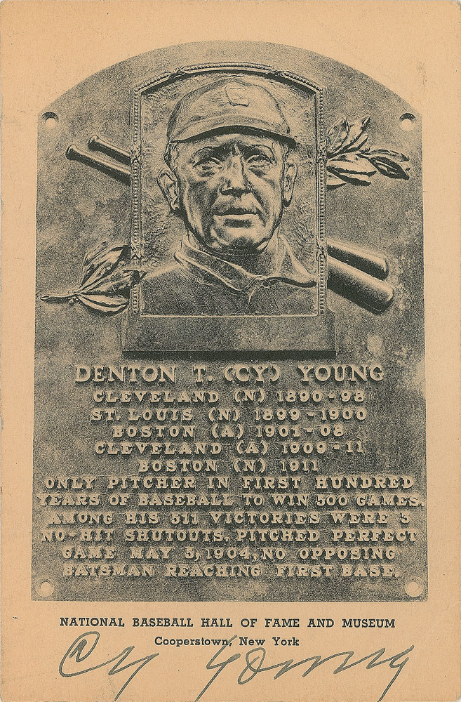 Lot #799 Cy Young