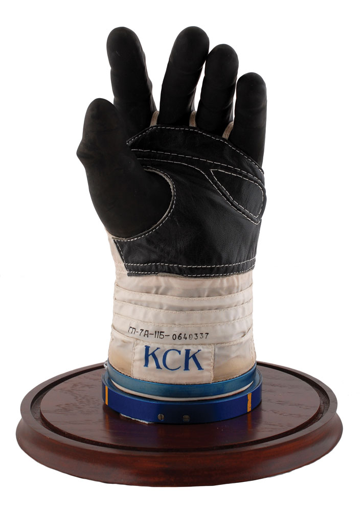 Lot #6023 Sergei Krikalev’s Russian Sokol Spacesuit Glove