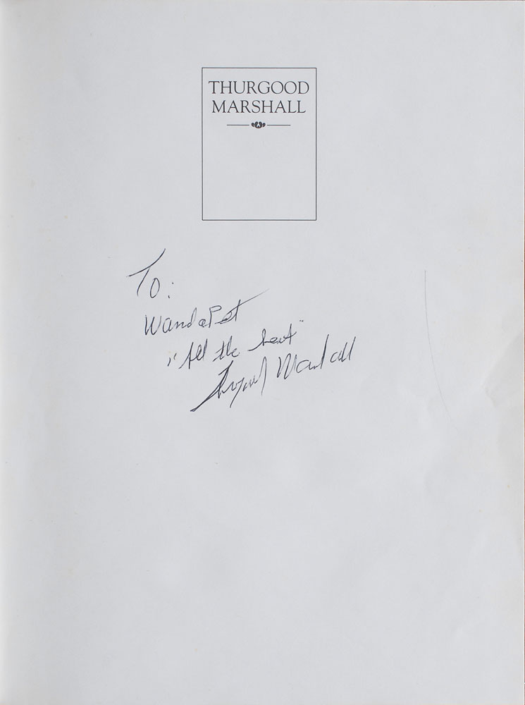 Lot #283 Thurgood Marshall