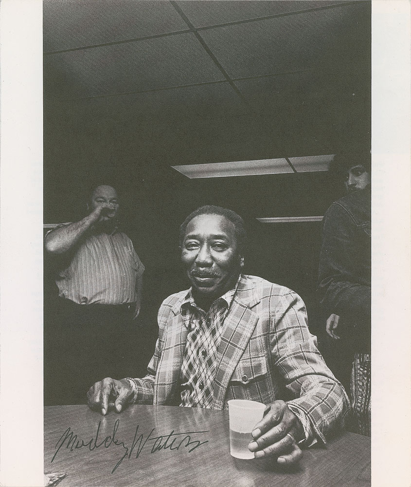Lot #7264 Muddy Waters Signed Book Photograph