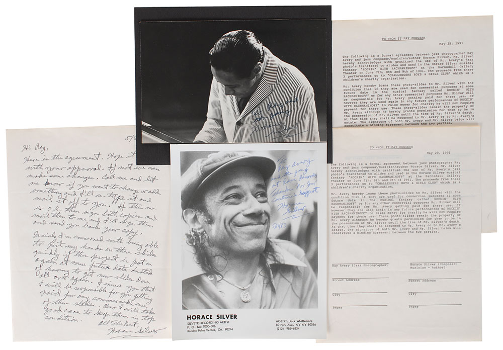 Lot #7261 Horace Silver Collection of Three Items