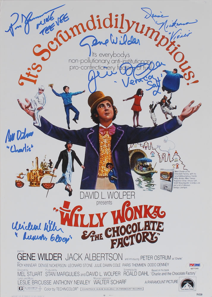 Lot #849 Willy Wonka and the Chocolate Factory