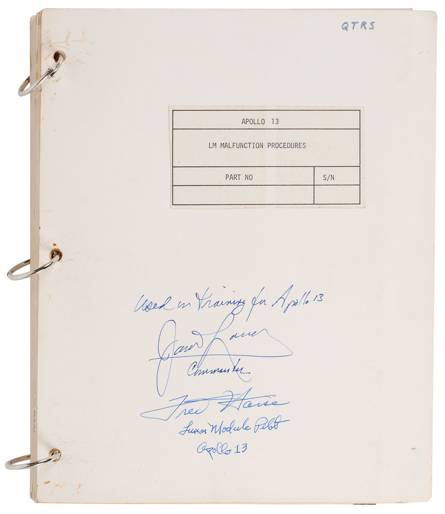 Lot #6462 James Lovell and Fred Haise