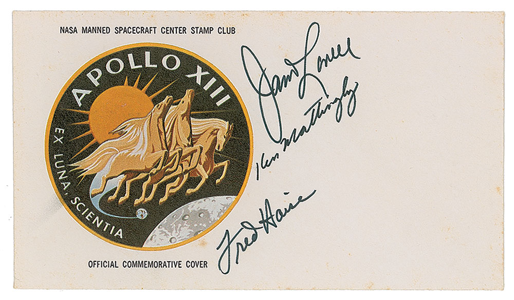 Lot #6458 Apollo 13 Signed Cover