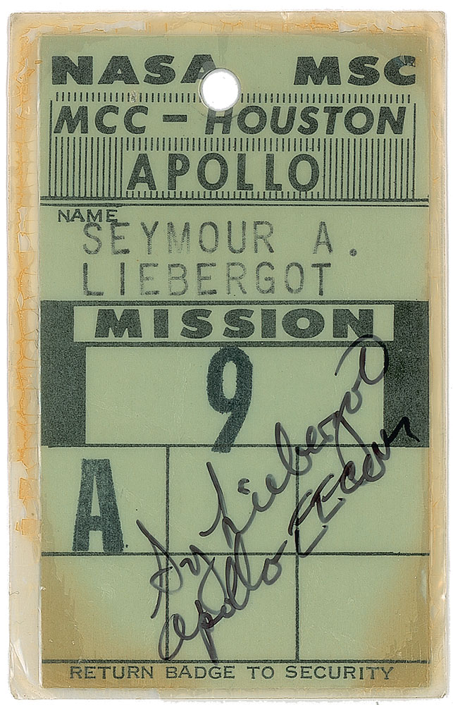 Lot #6314 Sy Liebergot’s Set of Apollo 7, 9, and