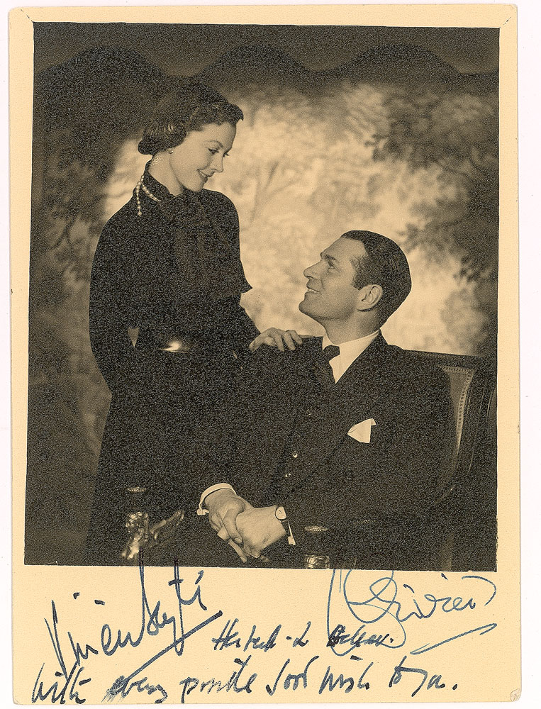 Lot #745 Vivien Leigh and Laurence Olivier