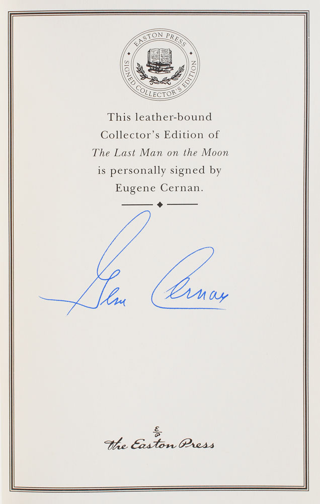 Lot #6584 Gene Cernan Signed Book