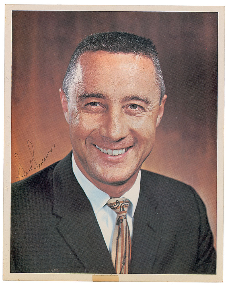 Lot #6060 Gus Grissom Signed Photograph