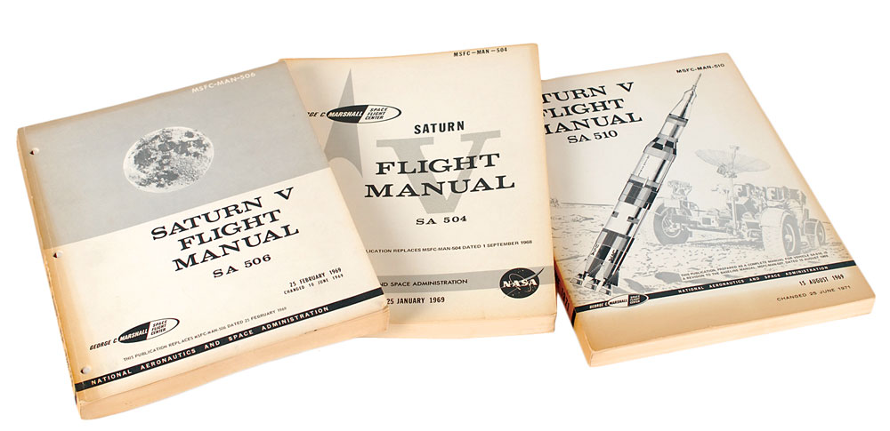 Lot #6406 Apollo 11 Saturn V Flight Manuals