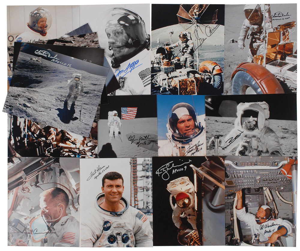 Lot #6299 Collection of Sixteen Apollo Astronaut