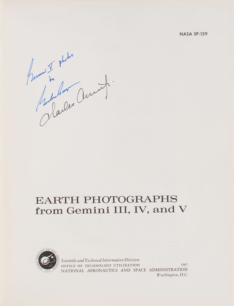 Lot #6160 Gemini 5: Cooper and Conrad Signed Book