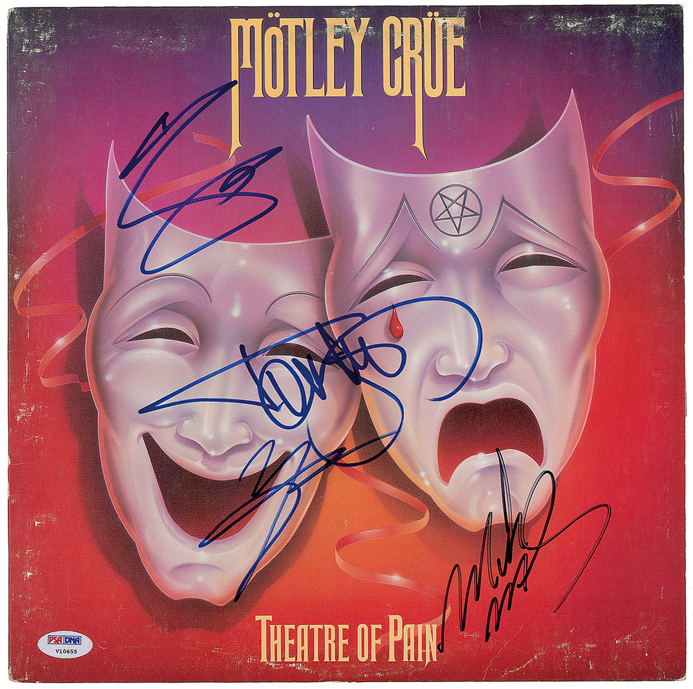 Lot #7532 Motley Crue Signed Album