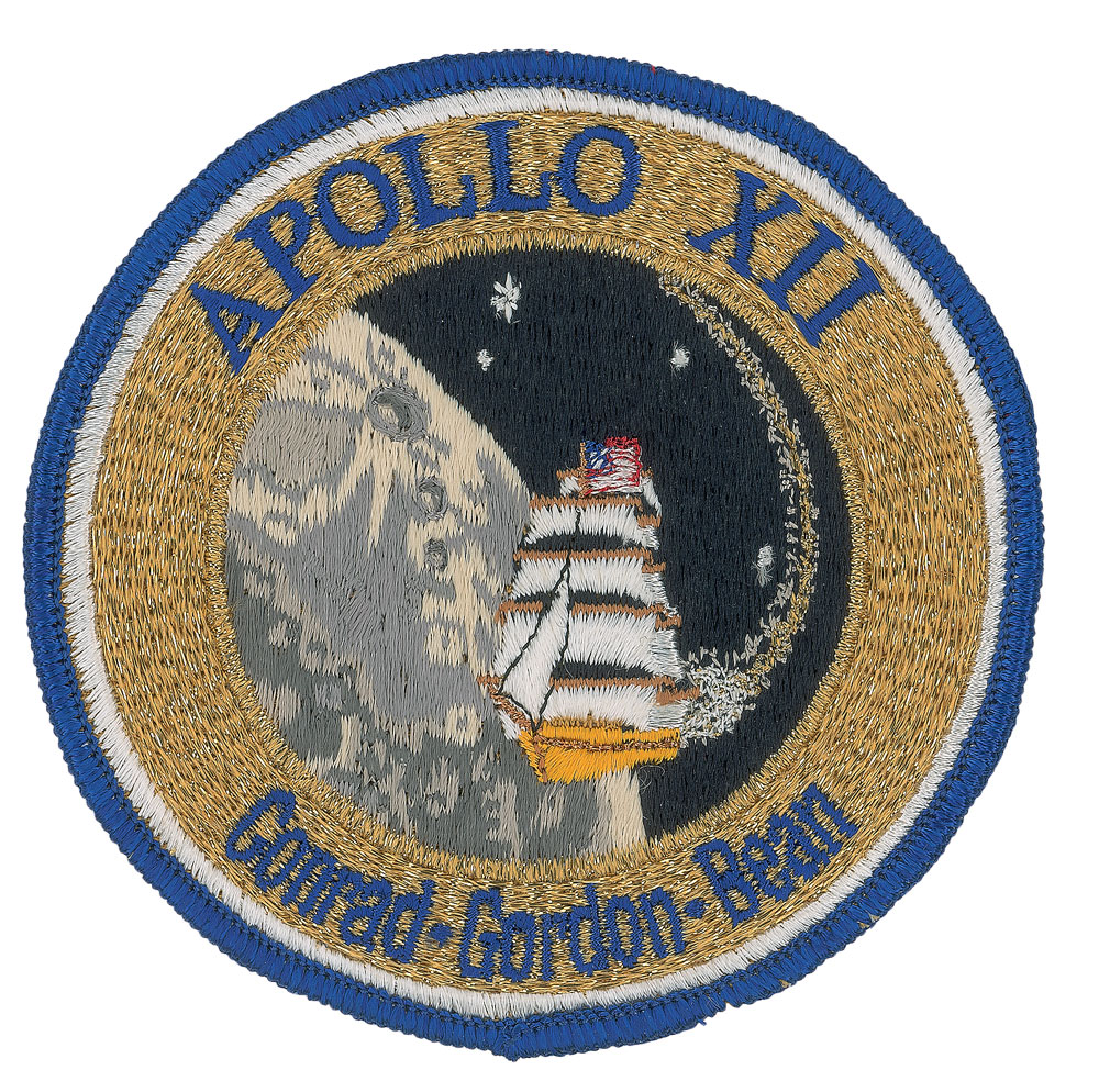 Lot #6428 Alan Bean’s Apollo 12 Flown Crew Patch