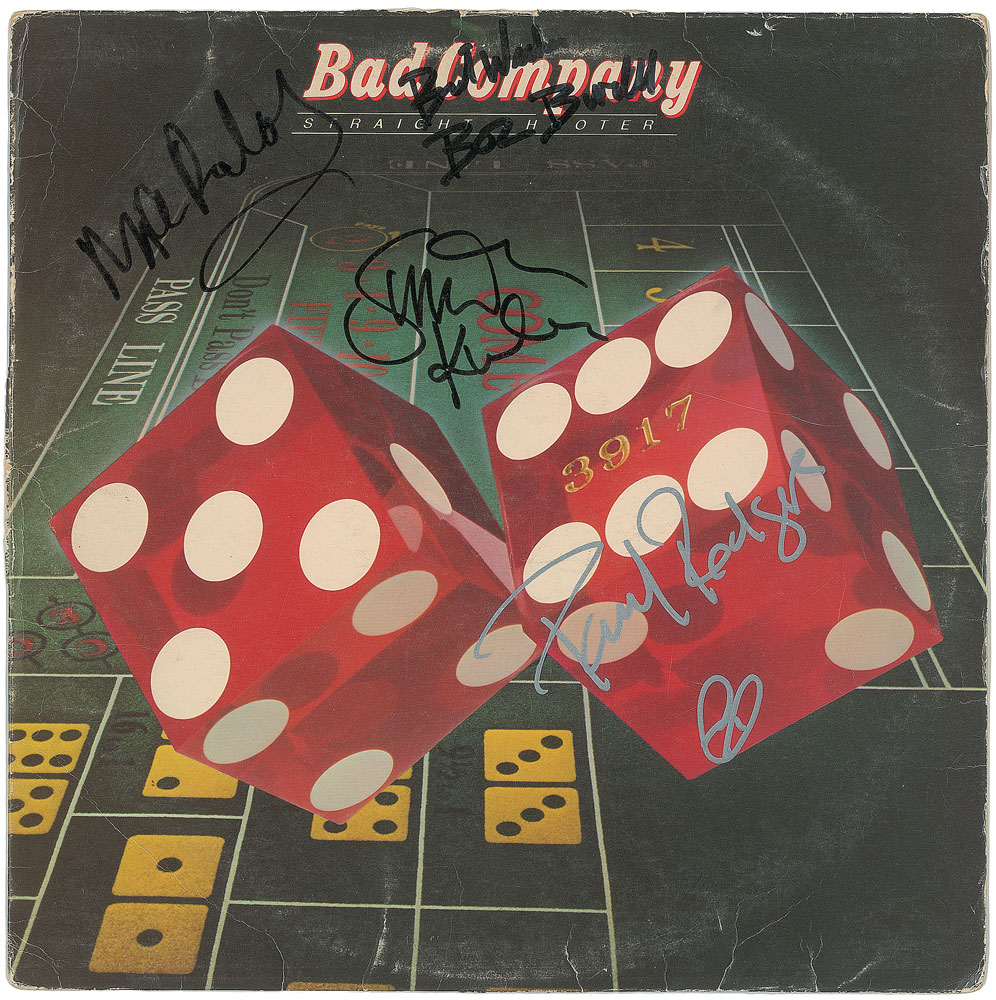 Lot #7357 Bad Company Signed Album