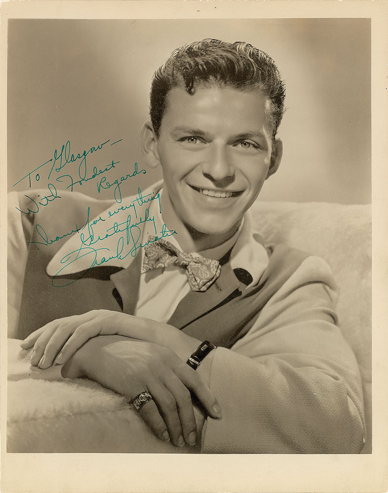 Lot #7277 Frank Sinatra Signed Photograph