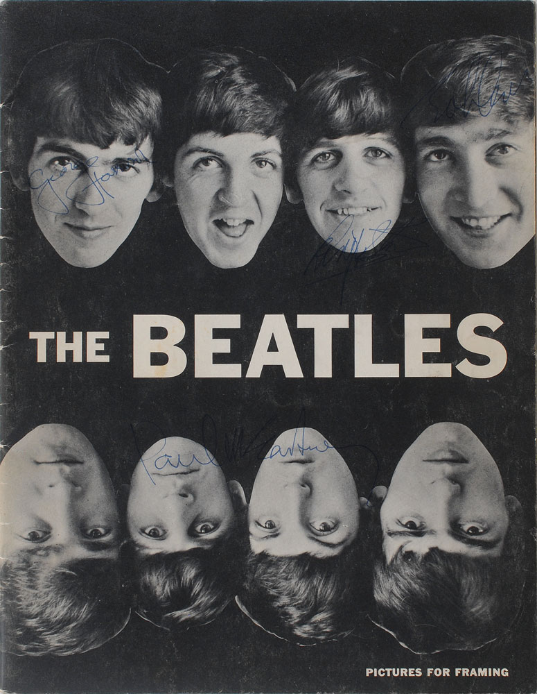 Lot #7005 Beatles Signed Fan Club Magazine
