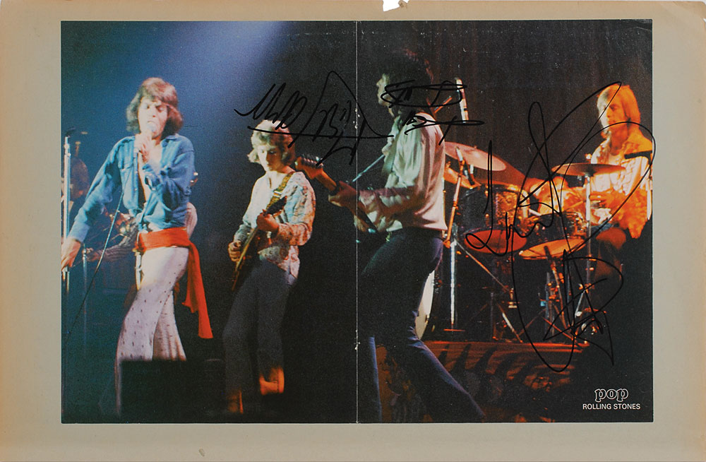 Lot #7154 Rolling Stones Set of Three Signed