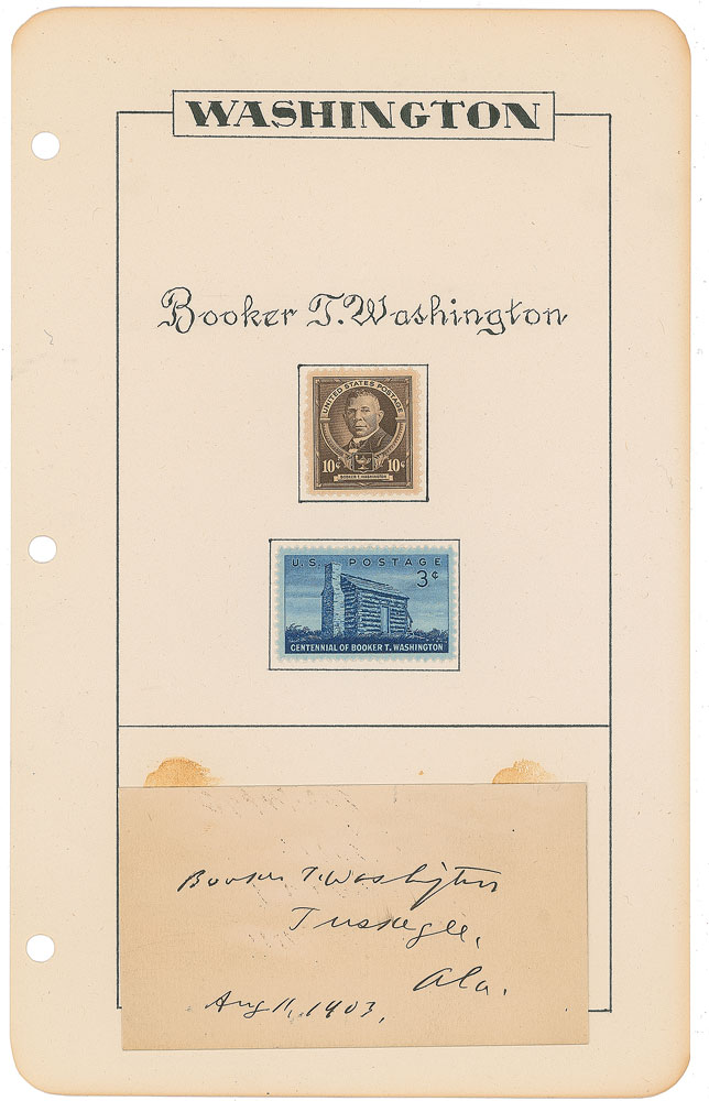 Lot #393 Booker T. Washington