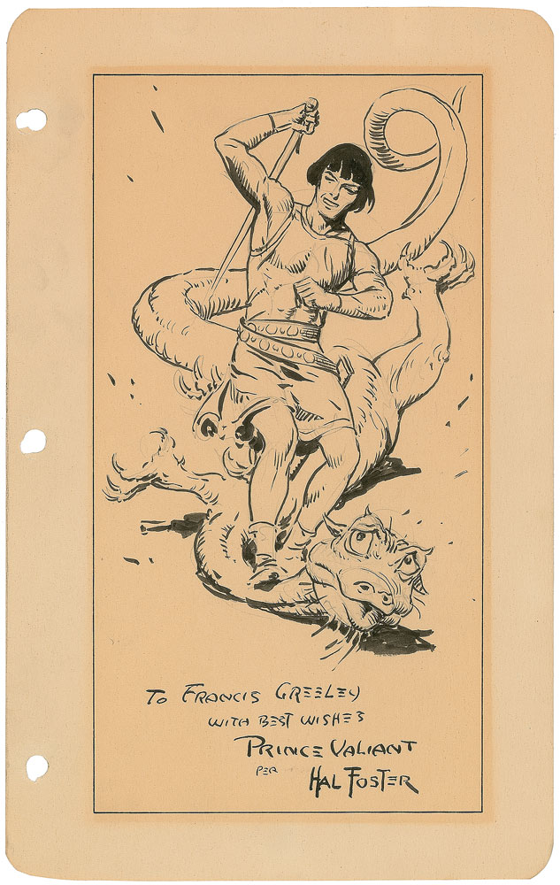 Lot #526 Hal Foster