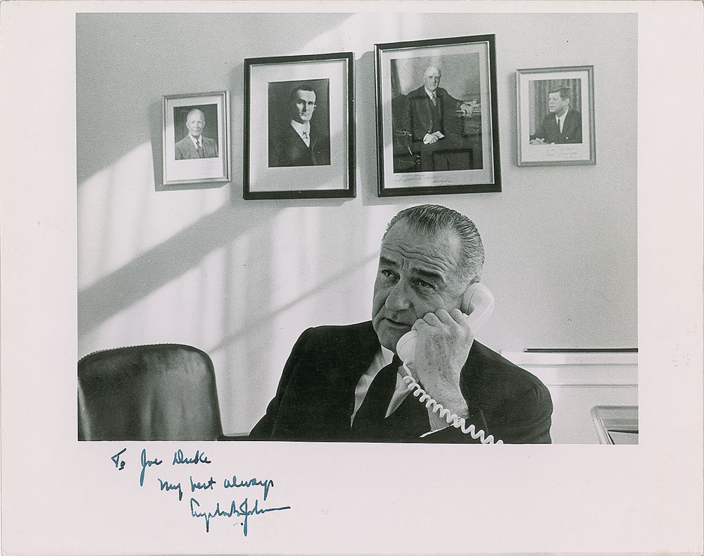Lot #135 Lyndon B. Johnson